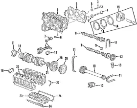 99610113162 Porsche 996 101 131 62 One New Genuine Engine Crankshaft Main Bearing For Boxster