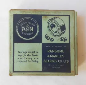 Lj35 R&m Vintage Mg Ball Roller Bearings Nos Brand New In The Original Box