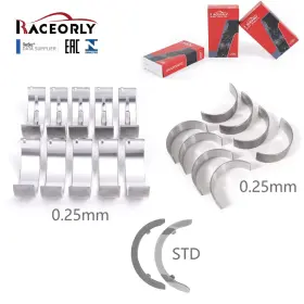 I01005007 Raceorly Main And Conrod Thrust Bearing 0.25mm For Vw Audi 1.8t Ea888 Gen3 Cjs Cje