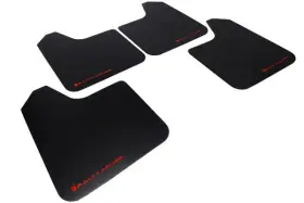 Mf12-ur-blk Rally Armor Mf12-ur-blk/rd Universal Mudflaps Black Urethane Red Logo