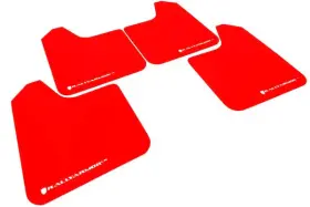 Mf12-ur-rd Rally Armor Mf12-ur-rd/wh Universal Ur Mudflaps Red Urethane White Logo