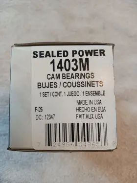 1203m Sealed Power Chevrolet 230 250 292 6 Cylinder Cam Bearing Set