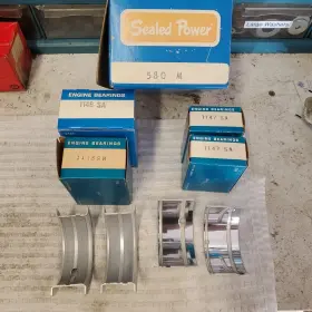 580m Sealed Power 1941-1952 Nash Ambassador Rambler 173 L6 Nos Main Bearing Set Discontinued