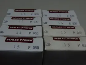 8-cb15p Sealed Power / Fomoco Cb15p .030 30 Oversize Rod Bearings Ford V8 239ci 255ci 1948-1954 L-head Engines