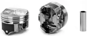 3474hc Silvolite Chevy 7.4 454 Hypereutectic Coated Skirt 30cc Dome Pistons .030