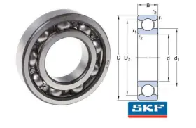 6209 Skf New C3 Deep Groove Ball Bearing Free Shiping 45x85x19 Fast Ship6209 #2