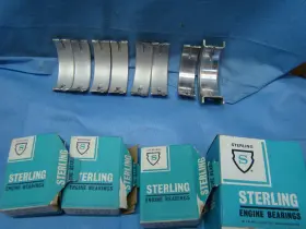 4219-010 Sterling Corvair Main Bearing Set 010 1/2 Flange Type 140 145 164 Usa Nors
