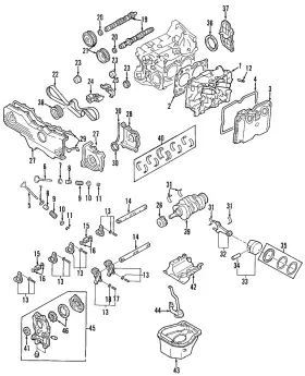 12108aa920 Subaru Genuine Bearing Set