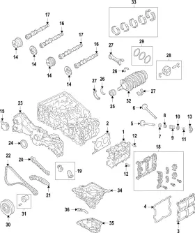 12108ab100 Subaru Genuine Bearing Set