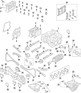 13114aa160 Subaru Genuine Camshaft Bearings