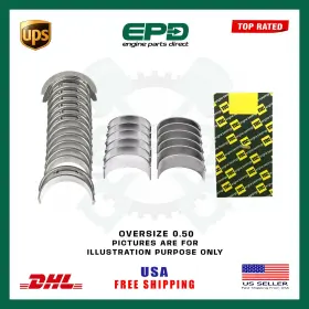 Bmw-mbcb-0.5 Tdc Bmw 3.0 Main And Con Rod Bearings Set 0.5 Mm N55 128i 335i Petrol Engine Bmw-mbcb-0.5 Tdc Bmw 3.0 Main And Con Rod Bearings Set 0.5 Mm N55 128i 335i Petrol Engine