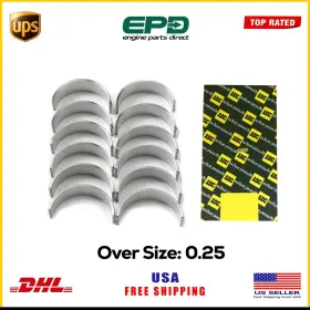 Cs-rb6085hx-0.25 Tdc Conrod Bearings Set 0.25 Oversized For Bmw N57 B30a 3.0 Diesel Engine