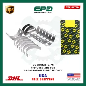 Lr-448dt-crb-8003 Tdc Land Rover 448dt 4.4 Diesel Engine Conrod Big End Bearings Set 0.75 - New