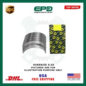 Mb4949vx-0.25 Tdc Crankshaft Main Bearing Set 0.25mm For Audi A4 A6 Allroad 3.0 Tdi Diesel Engine