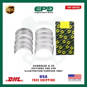 Mb5011s-030 Tdc Crankshaft Main Bearing Set 0.30 For Peugeot Ep6 Mini N12 N14 N18 1.4 1.6 Petrol