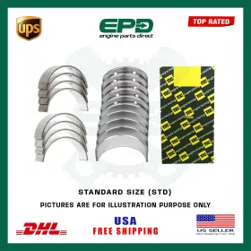 Tdc Mb5346a-std Rb4836a-std Main Conrod Bearings Set Std For Audi Vw Caxa Cava 1.4 1.6 Tfsi Petrol Engine Tdc Mb5346a-std Rb4836a-std Main Conrod Bearings Set Std For Audi Vw Caxa Cava 1.4 1.6 Tfsi Petrol Engine