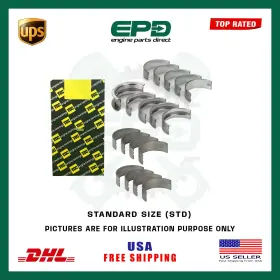 Xri3 Tdc Mb5593s-std Rb4780s-std-02 Fits Ford Focus Mondeo 1.6 1.8 2.0 Petrol Engine Main And Conrod Bearing Set