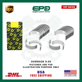 Rk7289a-0.25 Tdc Mk7289a-0.25 Main And Big End Rod Bearings 0.25 For Hyundai Kia 2.0l 2.4l G4kc G4ke Petrol