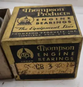 Cb3-2 Thompson Products Vintage Nos Engine Bearings Ford Flathead