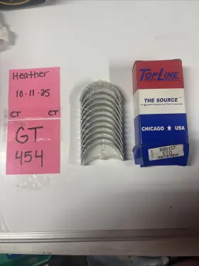 Rbh37 Topline Nos Part Number Std Rod Bearing Set. Made In The Usa