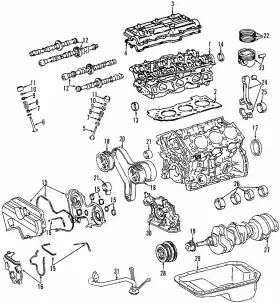 11071-65011-03 Toyota Genuine Engine Crankshaft Main Bearing