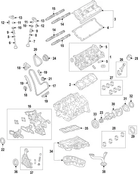 11701-0p041-02 Toyota Genuine Main Bearings