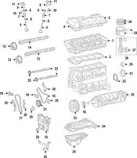11704-75033 Toyota Genuine Main Bearings