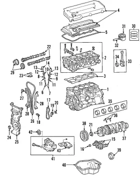 11721-0h031-03 Toyota Genuine Bearing