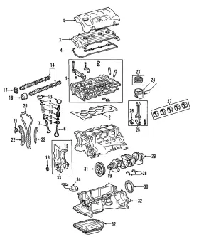 13041-0t010-02 Toyota Genuine Bearing
