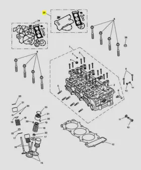 T3990092 Triumph Rocket Iii Cylinder Head Gasket Kit 2006-2022 Oem