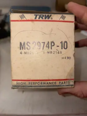 Ms2974p-10 Trw Engine Main Bearing Set - .010 Inch Gm 5.0l 5.7l