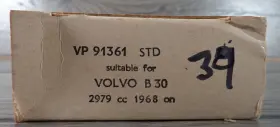 Vp-91361 Vandervell Volvo B30 Vp 91361 Standard Main Bearing Set And B18 B20 Up To 1973
