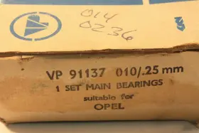 Vp91137.010 Vandervell Opel Kadett Gt 1000cc 1100cc Main Bearings .010 Inch Oversize #3