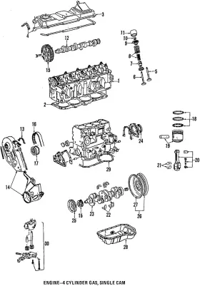 034-105-701-007 Volkswagen Genuine Engine Connecting Rod Bearing