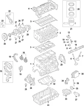 04e-105-701-k-rot Volkswagen Genuine Bearing
