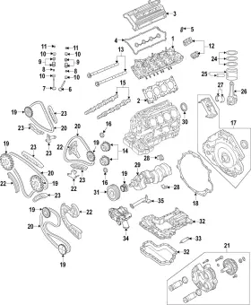 079-105-591-h Volkswagen Genuine Main Bearings