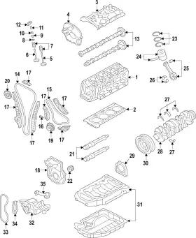 Wht-000-033-n Volkswagen Genuine Engine Crankshaft Thrust Washer
