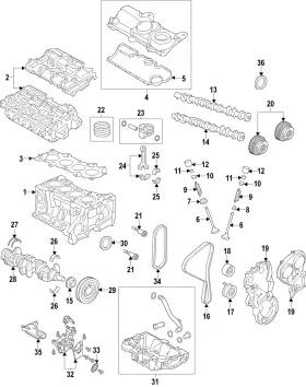 31375133 Volvo Genuine Engine Crankshaft Thrust Washer