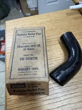 3656796 Wohlert 1941 1942 41 42 Chevy Radiator Outlet Pipe Coolant Elbow Nib