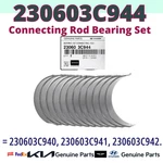 Genuine Hyundai Kia Connecting Rod Bearing Set 230603C944 For. Fixed Price $122.26.