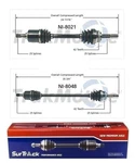 Front Cv Axle Shafts Surtrack Set For Nissan Nx Sentra 200SX Fwd 1991-99 1.6L. Fixed Price $229.99.