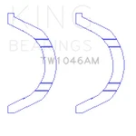 King Engine Bearings TW1046AM Thrust Washer Set For Bmw N14B16C. Fixed Price $44.99.