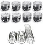 Silvolite Hypereutectic Flat Top PISTONS/8+MOLY Rings 1969-72 Ford 351W 030 Bore. Fixed Price $279.68.