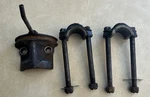 1928 1931 Model Ford Engine Crank Shaft Main Bearing Caps Original 1929 1930. Fixed Price $95.00.
