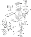 Genuine Audi Main Bearings 06M-105-561-R-BLA. Fixed Price $30.82.