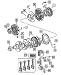 Genuine Mopar Crankshaft Bearing 5066762AA. Fixed Price $56.23.