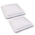 Set 2 White 14"X14" Replacement Roof Lid For Hengs Elixir Ventline Vents. Fixed Price $44.95.