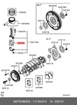 Genuine Oe Connecting Rod Bearing 1115A413 For Mitsubishi 1115-A413. Fixed Price $18.03.