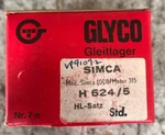 Glyco Main Bearing Set (std) - #h 624/5 VP91072 Fits Simca 900, 1000 & More. Fixed Price $159.95.
