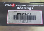 Itm 4M9519-010 Bearings. For 1991-99 Mistubishi V6 (BR1-1). Fixed Price $11.31.